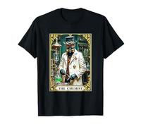 Mad Scientist Chemist in White Labcoat Costume Tarot Card T-Shirt