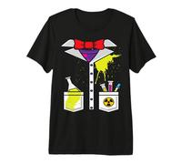 Mad Scientist Costume Halloween Carnival Science Chemistry Premium T-Shirt