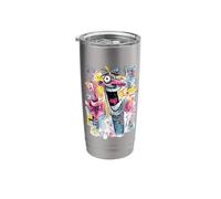 Mad Scientist Peace Graffiti Pop Character Graphic Art Sign Stainless Steel Insulated Tumbler