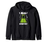 Mad Scientist Science Costume Zip Hoodie