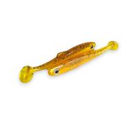Mad Shad Soft Bait 10cm 6g Pike Zander Perch 3 pcs FISHIN ADDICT (AYE GOLD)