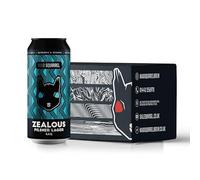 Mad Squirrel - Zealous, Pilsner Lager, Vegan Lager, 4.4% ABV, 12 x 440ml Cans