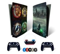 MaD Vision® Extra-Durable Skin Kit for PlayStation 5 (PS5) Disc | Matte Vinyl Decal Set for Console + 2 Controllers - for Hogwarts Legacy Design