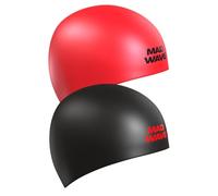 Mad Wave Reverse Champion Swim Cap (Red & Black)