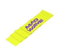 Mad Wave Stretch Band - Yellow | Lightweight Resistance Band for Warm-Ups & Strength Training | 0.2mm Thickness | Ideal for Swimming & Multi-Sport Use