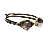 Mad Wave Turbo Racer II Mirrored Swimming Goggles - Adjustable Fit, Anti-Fog, UV Protection, Low-Profile Design for Competitive Swimmers