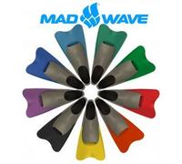 Mad Wave Unisex Adult POOL COLOUR SHORT Fins - Green, 26-29