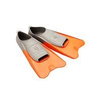 Mad Wave Unisex Adult POOL COLOUR SHORT Fins - Orange, 36-37