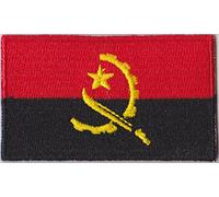 MadAboutFlags Angola Country Flag Embroidered Patch T4