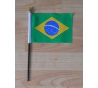 MadAboutFlags Brazil Country Hand Flag - Small.