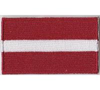 MadAboutFlags Latvia Country Flag Embroidered Patch T4