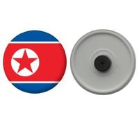 MadAboutFlags North Korea Country Flag 58mm Button Badge Fridge Magnet