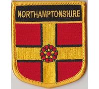MadAboutFlags Northamptonshire England County Flag Embroidered Patch T7