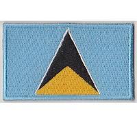 MadAboutFlags St. Lucia Country Flag Embroidered Patch T4