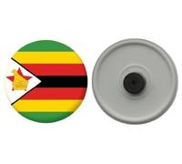 MadAboutFlags Zimbabwe Country Flag 58mm Button Badge Fridge Magnet