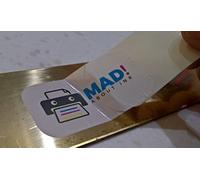 Madaboutink White Waterslide Decal Transfer Paper for Laser Printers & Copiers 10x A4 Sheets