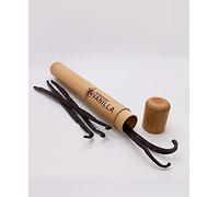 Madagascan Vanilla 2 TK Pods Gourmet Black Beans Premium Bourbon 100% Natural in The Bamboo Tube…