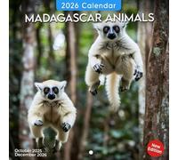 Madagascar Animals Calendar 2026: An island tour of rare species and lush ecosystems | Kalender Calendario Calendrier