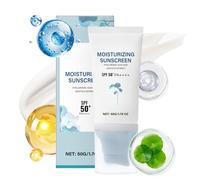 Madagascar Centella Face Cream SPF 50,Madagascar Centella Sunscreen for Fa-ce & Body,SPF 50 Face Moisturiser with Cen-tella & Hyaluronic Acid,Hydrating & Soothing Korean Sunscreen,Factor 50 Sun Cream