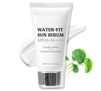 Madagascar Centella Sunscreen, Centella Sun Cream SPF 50 Pa++++, Water-Fit Sun Serum with Pure Centella, SPF 50 Face Moisturiser, Broad Spectrum UV Protection, Hydrating & Soothing Korean Sunscreen