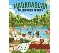Madagascar Coloring Book for kids with facts