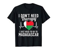 Madagascar Flag I Vacation Gift I Madagascar T-Shirt