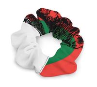 Madagascar Flag Lemur Fashion Hair Bands Scrunchies for Women Soft Elastic Hair Ties Accessories