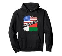 Madagascar I'm Both Of Them USA America Malagasy Pride Pullover Hoodie