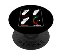 Madagascar Mood Levels! Funny Car! From Glad to Outta Gas PopSockets Adhesive PopGrip