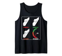 Madagascar Mood Levels! Funny Car! From Glad to Outta Gas Tank Top