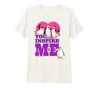 Madagascar Penguins You Inspire Me Heart Premium T-Shirt