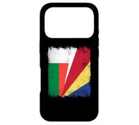Madagascar Seychelles Half Flag Madagascan Seychellois Case for iPhone 17 Pro