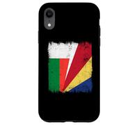 Madagascar Seychelles Half Flag Madagascan Seychellois Case for iPhone XR