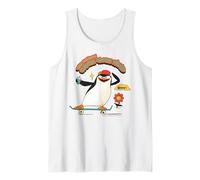Madagascar Tall Penguin Catch Much Wind Tank Top