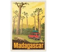 Madagascar: The Eighth Continent, Vintage Poster - Premium 500 pieces Puzzle - MyPuzzle special collection from Anderson Design Group
