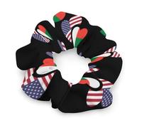 Madagascar U.S. Flag Fashion Hair Bands Scrunchies for Women Soft Elastic Hair Ties Accessories