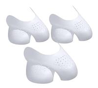 Madala Crease Protectors for Air Force Shoes, 3 Pairs, Anti Crease Shoes Protector, Anti Wrinkle, White, Men's UK Size 7-11.5, Unisex, Shoe Insert
