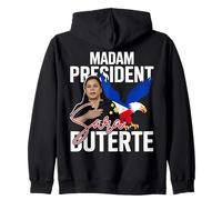 Madam President Sara Duterte Filipino Eagle DDS Suporter Zip Hoodie