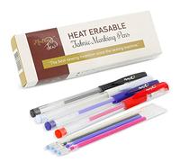 Madam Sew Heat Erasable Fabric Marking Pens | Quilting, Sewing, Crafts and Dressmaking I 4 Assorted Colors with 4 Refills