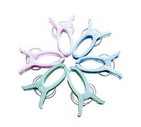 Madam Sew Jumbo Quilting Clamps | 6 Extra Large Clips for Sewing, Binding and Crafting Projects | 5 inch Wide Opening Keeps Fabric in Place