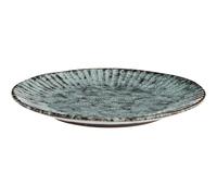 Madam Stoltz - Cake Plate Stoneware 18 cm - Black