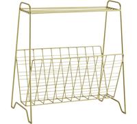 Madam Stoltz - Magazine Rack Iron - Antique Brass