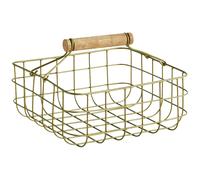 Madam Stoltz - Napkin Holder 19x19 cm - Antique Brass