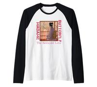 Madame Butterfly The Betrayed Love Opera Art Design Raglan Baseball Tee