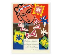 Madame de Pompadour reçoit le mardi 20 novembre 1951 Poster by Henri Matisse 13 x 18 cm Colourful Wall art Wall decor