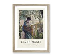Madame Monet By Claude Monet Exhibition Museum Painting Framed Print | A3 Oak Framed Wall Art | Ready to Hang | Modern Historical Picture | Living Room Bedroom Lounge Office