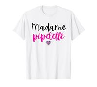Madame pipelette funny gift woman girl who talks a lot T-Shirt