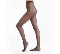 Madame So Chic 15 Denier Dotted Tights Black