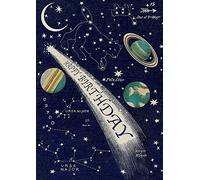 Madame Treacle Planets Constellation and Shooting Stars Birthday Card