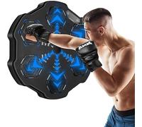 Madamera Boxing Training Machine, Smart Music Wall Mounted Punching Sports Equipment Rechargeable LED Light, Hand/Eye/Speed Reaction for Kids/Adults/Home Workout/Stress Relief